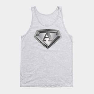 Steel Plated Diamond Shaped A Tank Top